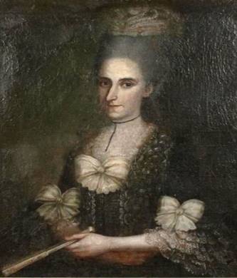 FORGEOT Ecole française Seconde Moitié du XVIIIe siècle - Louise Rose Adam  de Valville, espouse de JFP Dericq