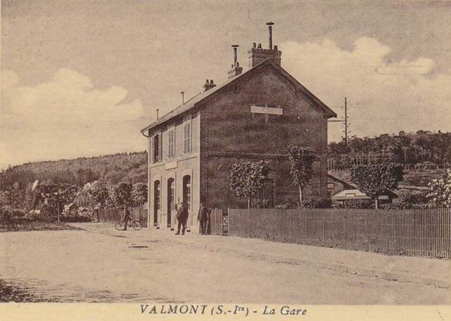 VALMONT : La Gare - - Valmont